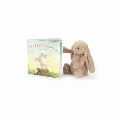 Jellycat My Friend Bunny and Bashful Beige Bunny Medium USA | 63851AWMI